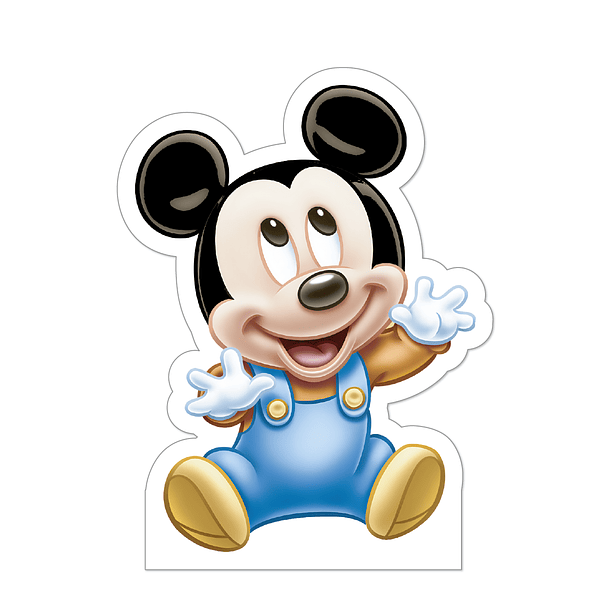 Figuras de Mesa Mickey e Minnie Bebé 2