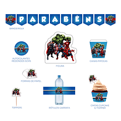 Artículos de Cumpleaños Avengers (Superhéroes)