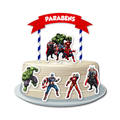 Cake Topper Avengers (Superhéroes)