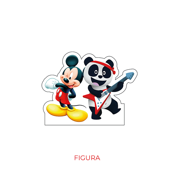Artigos Aniversário Mickey e Panda  6