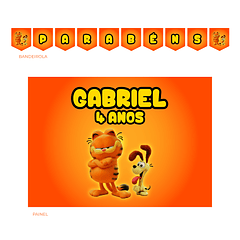 Kit Decoração Garfield (Várias_Opções) 
