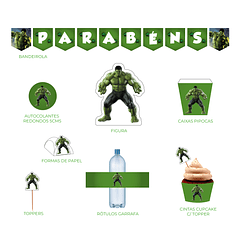 Artículos de Cumpleaños Hulk