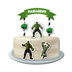 Cake Topper Hulk