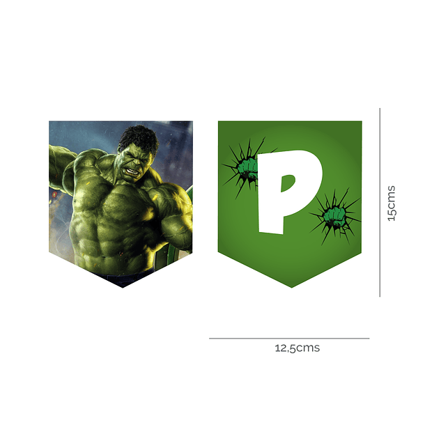 Banderines Hulk 3