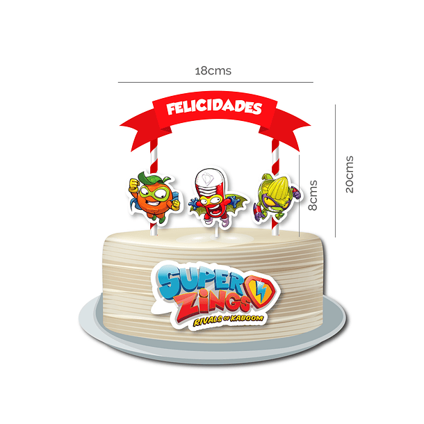 🇪🇦 Pack Fiesta Cumpleaños 🇪🇦 ES Super Zings 3