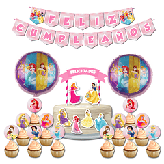 🇪🇦 Pack Fiesta Cumpleaños 🇪🇦 ES Princesas Disney