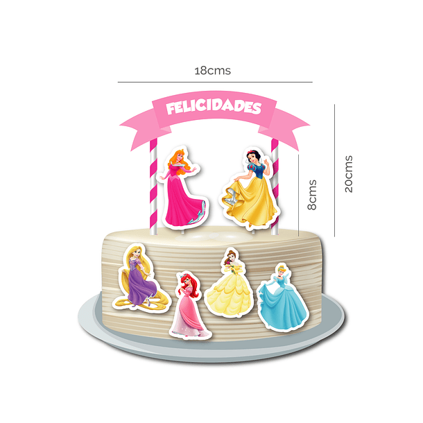 🇪🇦 Pack Fiesta Cumpleaños 🇪🇦 ES Princesas Disney 3