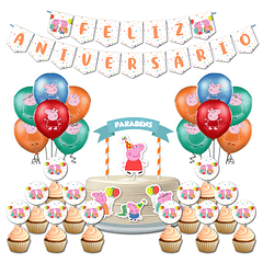 🇵🇹 Birthday Party Pack 🇵🇹 PT Peppa Pig