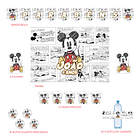 Kit Decoração Mickey Banda Desenhada (várias Opções) 4