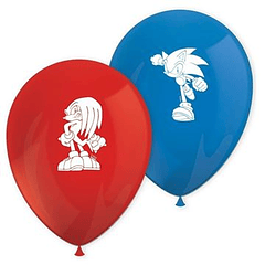 Conjunto de 8 Balões Sonic