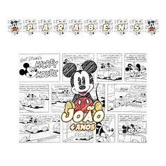 Kit Decoración de Cumpleaños Mickey Banda Diseñada 