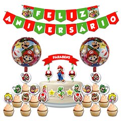 🇵🇹 Birthday Party Pack 🇵🇹 PT Super Mario