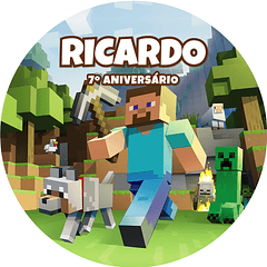 Cartel Redondo Minecraft