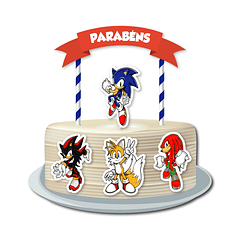 Cake Topper Sonic