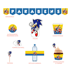 Artículos de Cumpleaños Sonic Mania