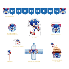 Artigos Aniversário Sonic 2