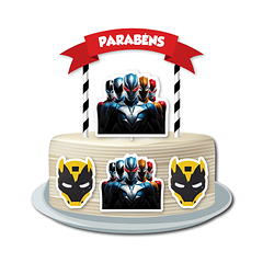 Cake Topper Power Rangers