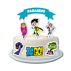 Cake Topper Teen Titans