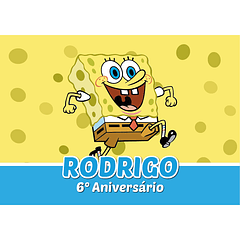 Painel Aniversário SpongeBob