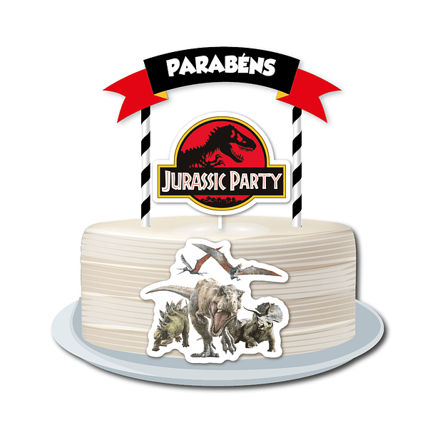 Cake Topper Jurassic Park 1