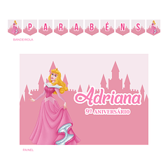 Kit Decoração Princesa Aurora (Várias_Opções) 