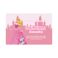 Convites Princesa Aurora