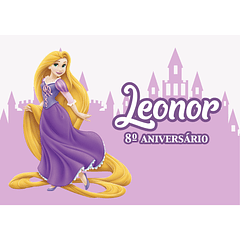 Painel Aniversário Rapunzel