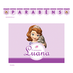 Kit Decoração Princesa Sofia (Várias_Opções)  