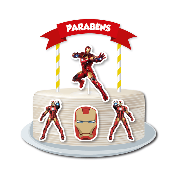 Cake Topper Iron Man 1