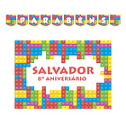 Kit Decoração de Aniversário Block Party 1