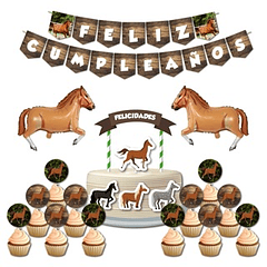 🇪🇦 Pack Festa Aniversário 🇪🇦 ES Cavalo 
