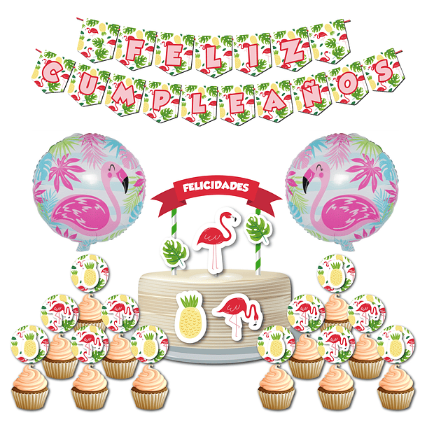 🇪🇦 Pack Festa Aniversário 🇪🇦 ES Flamingo 1