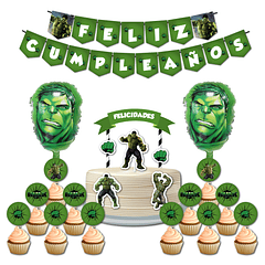 🇪🇦 Pack Fiesta Cumpleaños 🇪🇦 ES Hulk