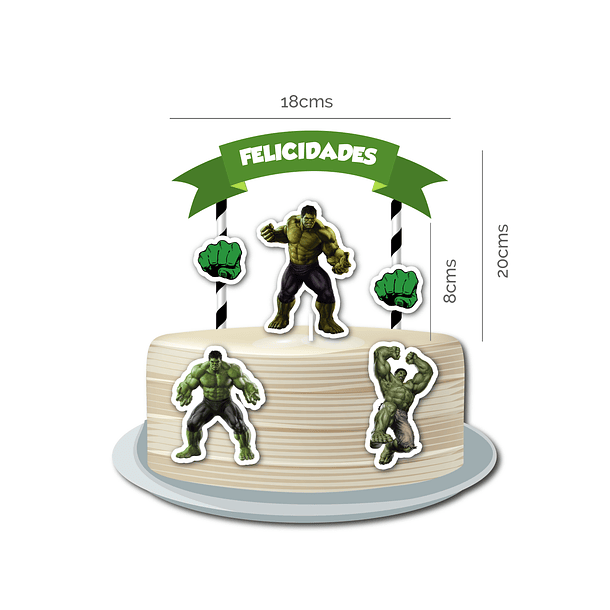 🇪🇦 Pack Fiesta Cumpleaños 🇪🇦 ES Hulk 3