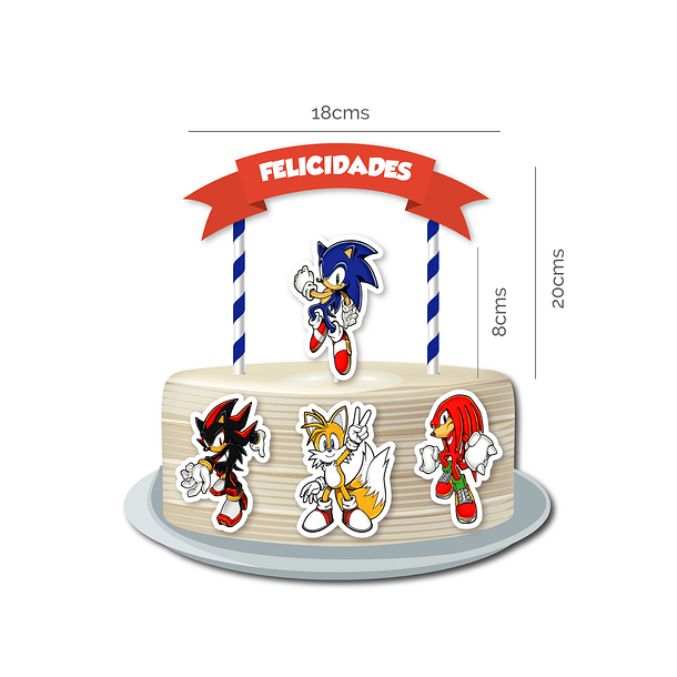 🇪🇦 Pack Fiesta Cumpleaños 🇪🇦 ES Sonic 3