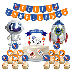 🇪🇦 Pack Fiesta Cumpleaños 🇪🇦 ES Astronauta