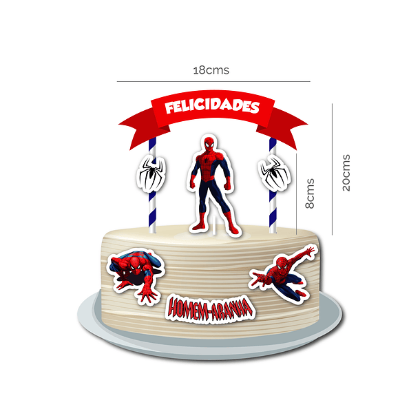 🇪🇦 Pack Fiesta Cumpleaños 🇪🇦 ES Spider Man 3