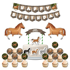 🇬🇧 Pack Festa Aniversário 🇬🇧 UK Cavalo 