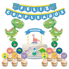 🇪🇦 Pack Fiesta Cumpleaños 🇪🇦 ES Dinosaurios
