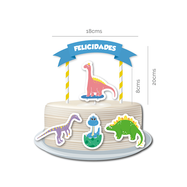 🇪🇦 Pack Festa Aniversário 🇪🇦 ES Dinossauros  3