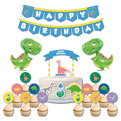 🇬🇧 Pack Festa Aniversário 🇬🇧 UK Dinossauros