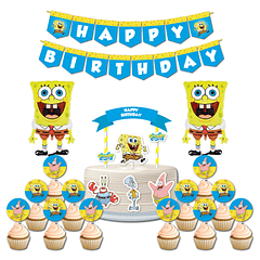 🇬🇧 Birthday Party Pack 🇬🇧 UK Spong Bob