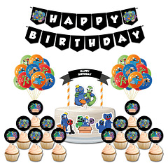 🇬🇧 Birthday Party Pack 🇬🇧 UK Rainbow Friends