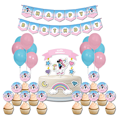 🇬🇧 Birthday Party Pack 🇬🇧 UK Minnie Unicorn