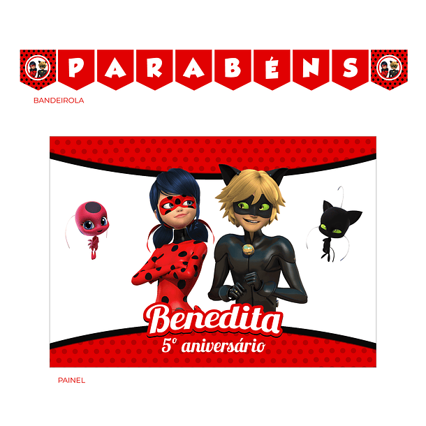 Birthday Decor Kit “Miraculous Ladybug” 2