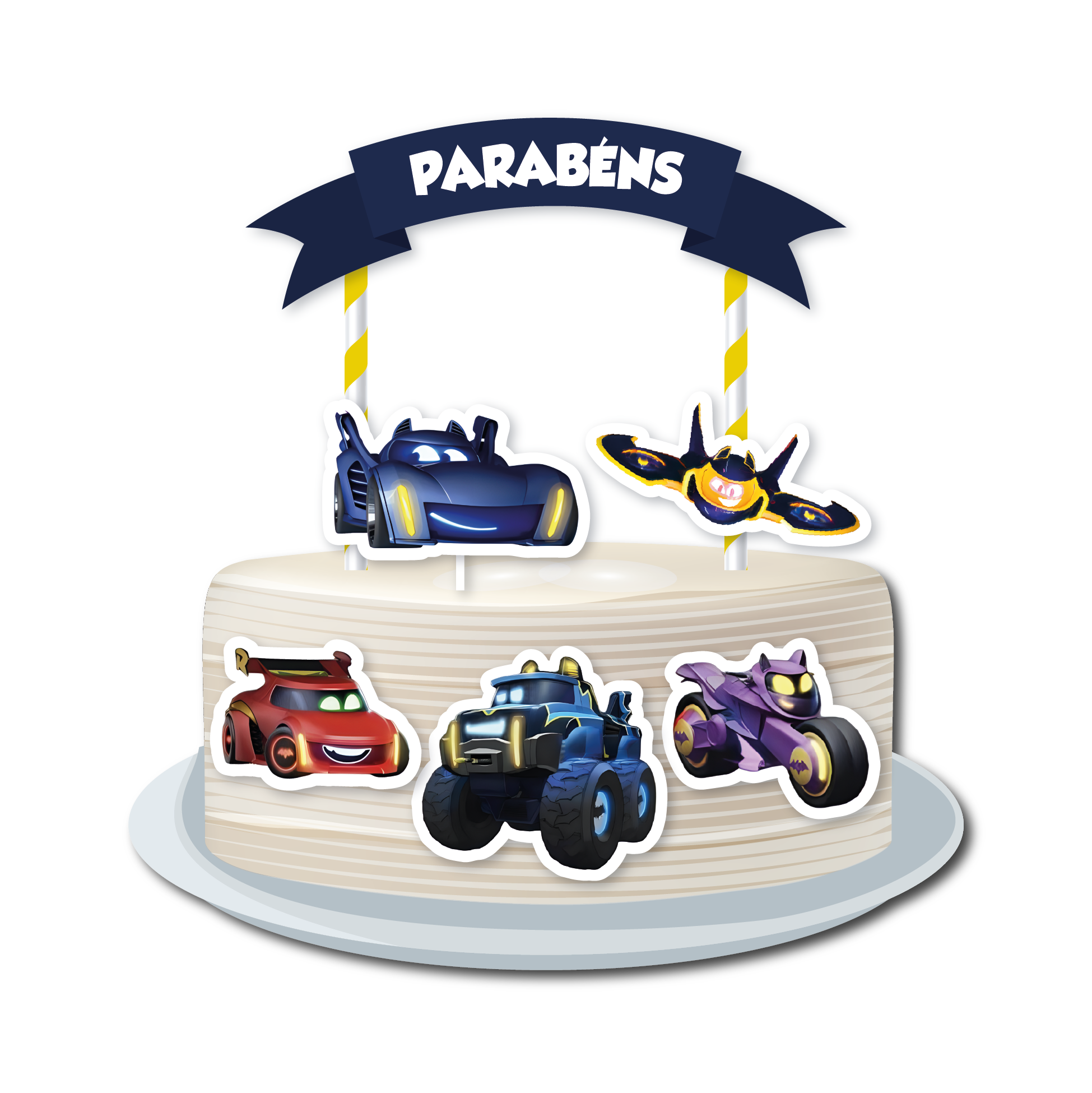 Cake Topper “Batwheels”