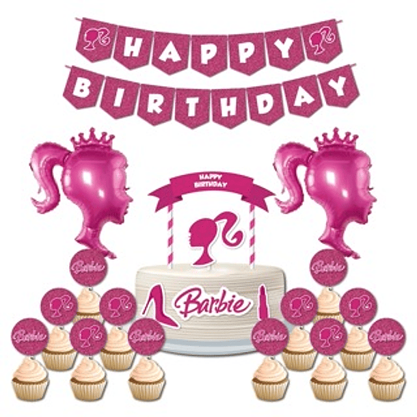 Pack Festa Aniversário Barbie 8