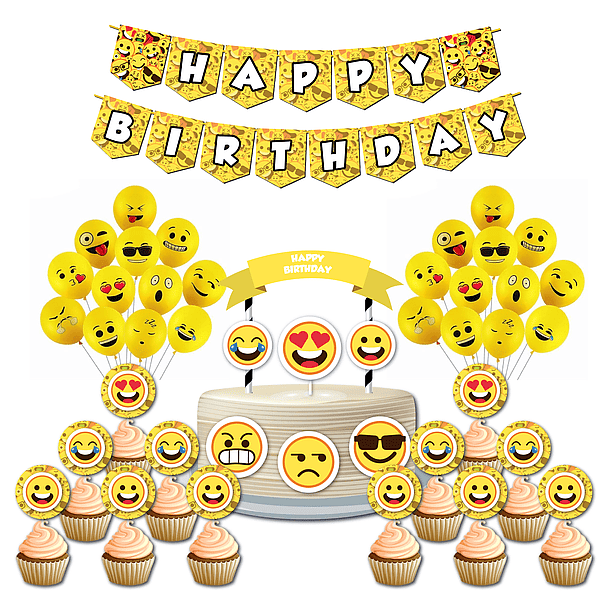 Pack Festa Aniversário Emoji 8