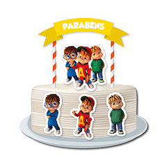 Cake Topper “Alvin and the Chipmunks”