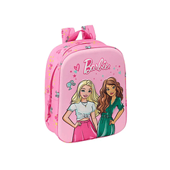 Mochila Pré-Escolar Barbie 3D (31x26x11cm)